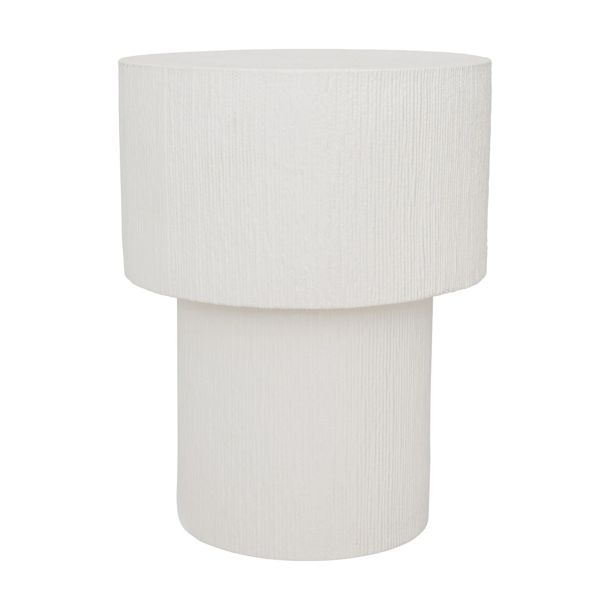Table d'appoint en céramique blanche 29 cm Alezio - Urban Nature Culture