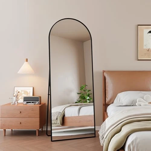 Maxi Miroir sur Pied 162x53 cm (Noir)