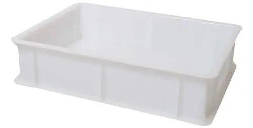 Genus Dei | Bac Plastique Avec Couvercle | Pizza ET Pain | Caisse de Transport ET Empilable | Boite Alimentaire 30x40x10