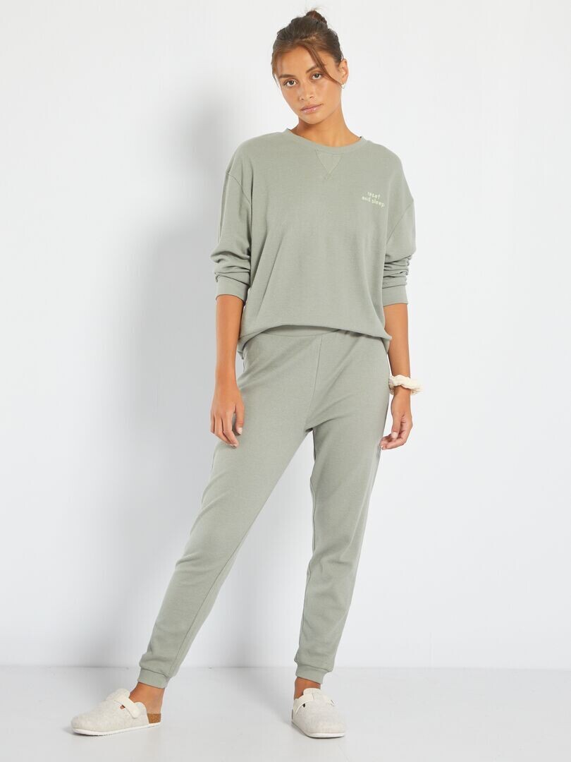 Pyjama vert en M