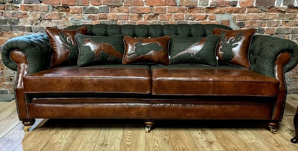 3 Seater Hunting Sofa