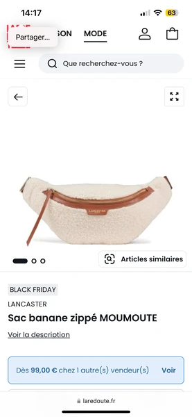 Sac banane 