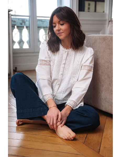 Chemise Agathe écru