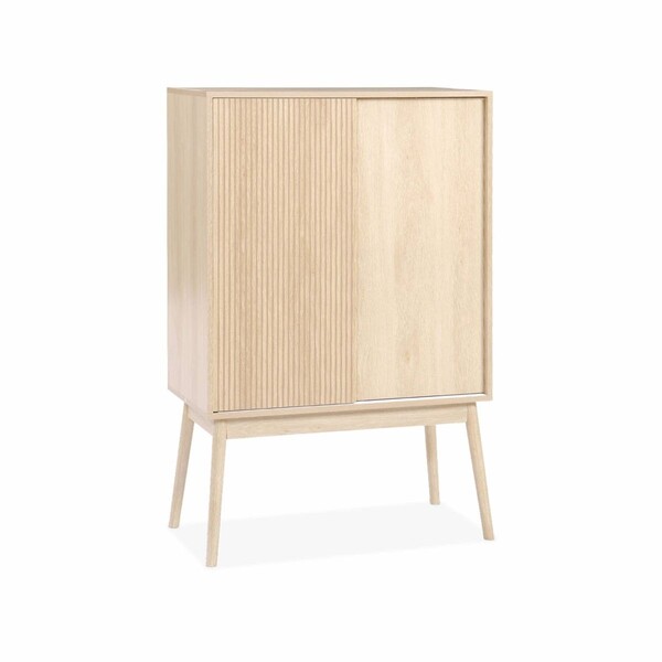 Meuble range-bouteilles portes coulissantes - 