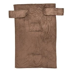 Coussin plaid 2 en 1 polaire recyclée