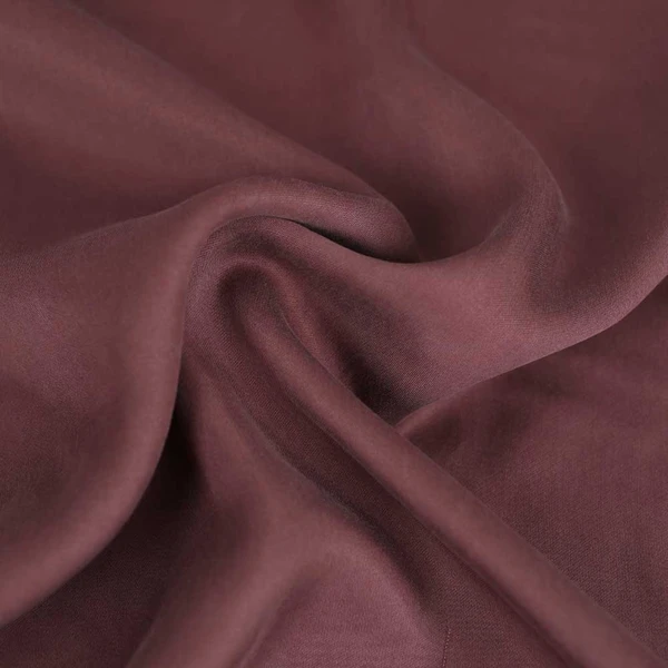 Tissu satin tencel ( Lyocell ) uni - crushed berry | Pour couture de vêtements poids léger et fluide