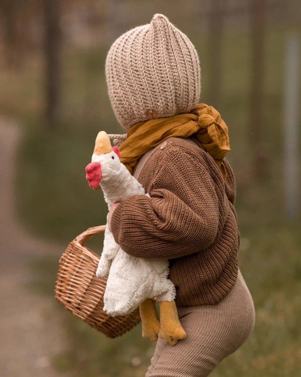 Poulet blanc câlin Senger - Petit