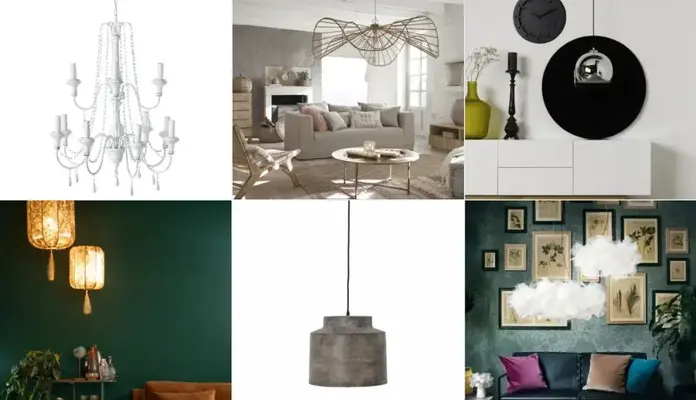 Lampe de plafond salon 2023