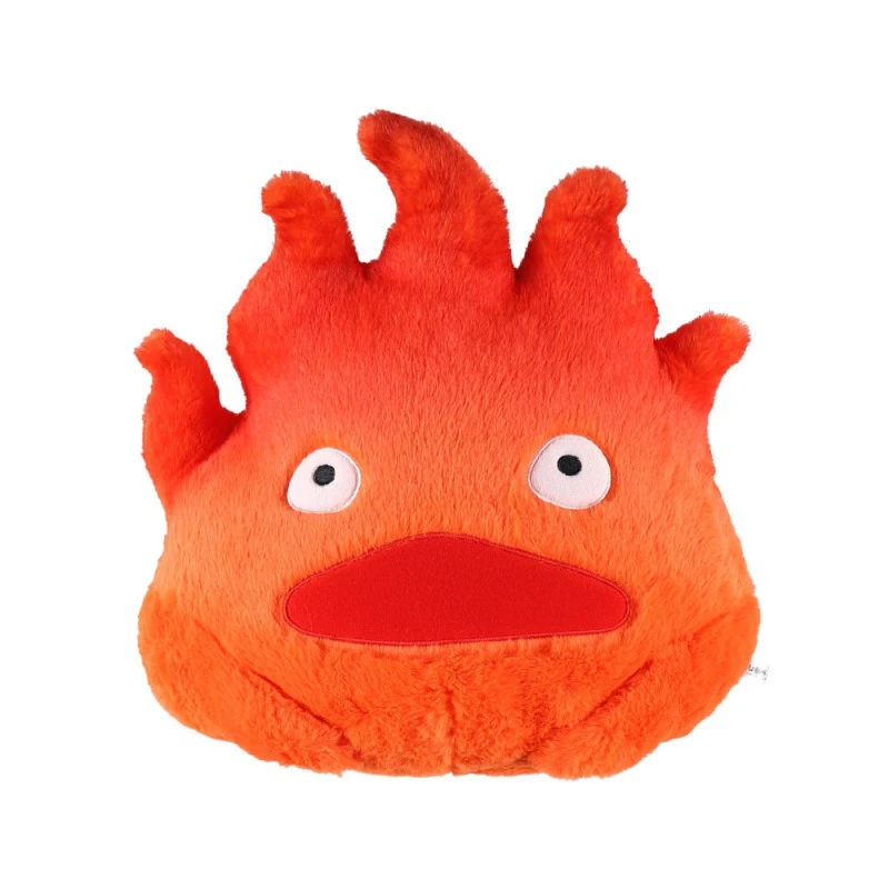 Le Château Ambulant (Howl&#039;s Moving Castle) - Coussin peluche Calcifer