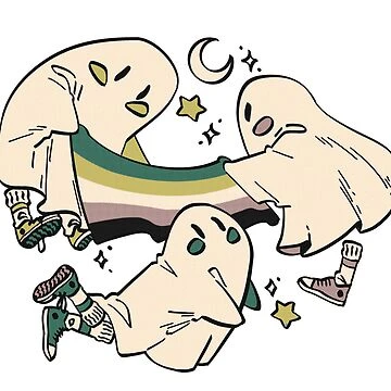 Fantôme Aromantique | Sticker