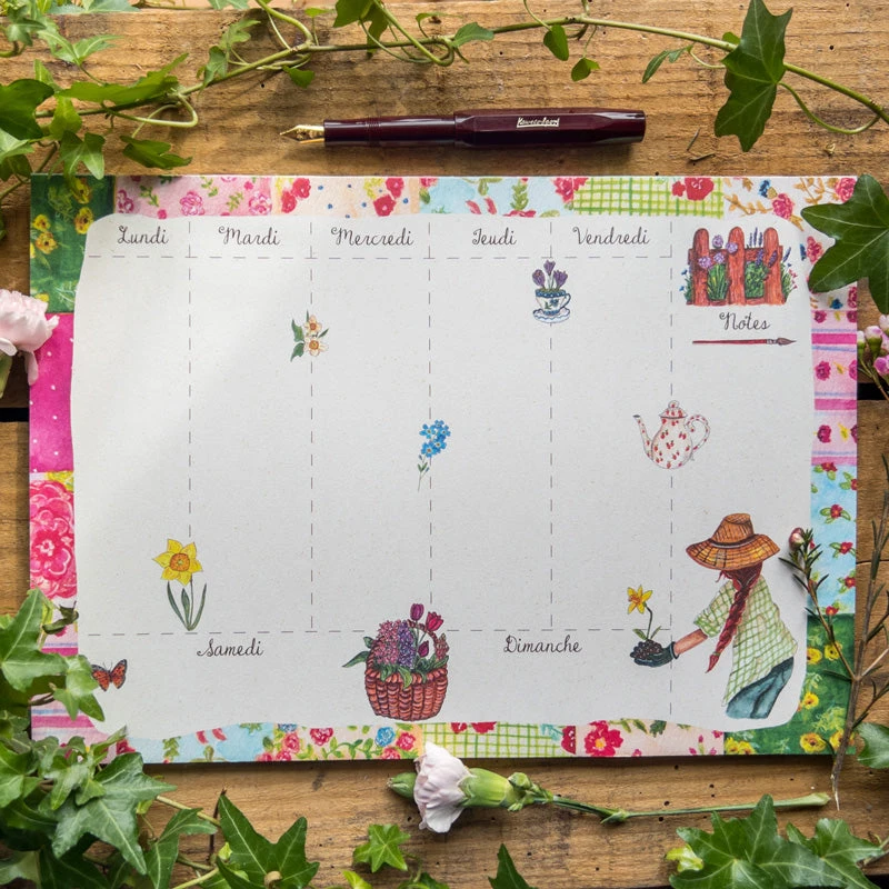 Semainier - Weekly Planner Printemps (déstockage)