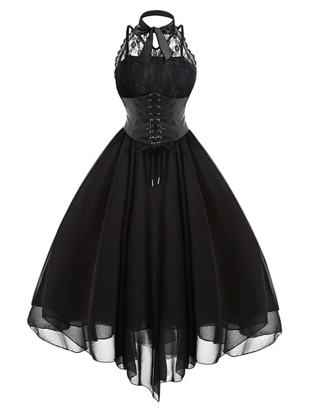 Robe Halloween Steampunk en Dentelle