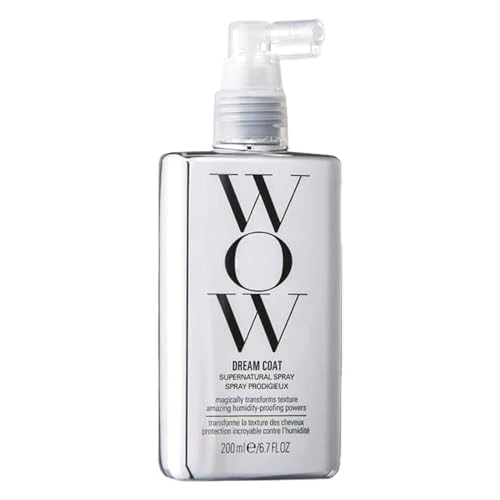 Dream Coat Spray anti-frizz pour des cheveux super lisses, WOW Hair Products Keep Your Hair Frizz-Free and Shiny Spray de brillance pour des cheveux souples, 200ml (1)