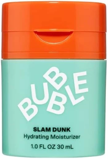 Bubble Skincare Slam Dunk Hydrating Face Moisturizer, for Normal to Dry Skin, 1.0fl oz / 30ml