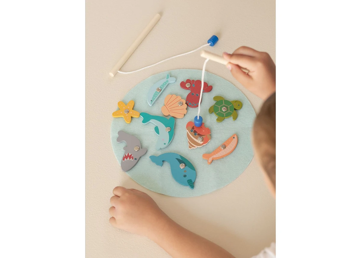 Jeu de pêche en bois pour enfants Pescy