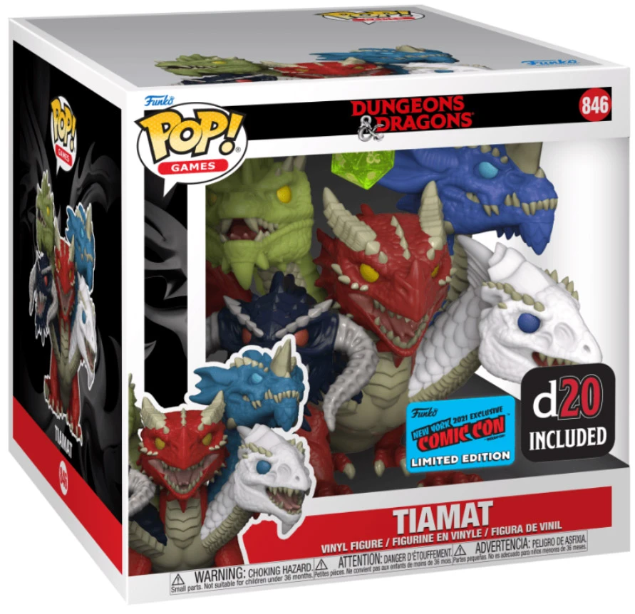Figurine Pop Donjons & Dragons #846 pas cher : Tiamat - 15 cm