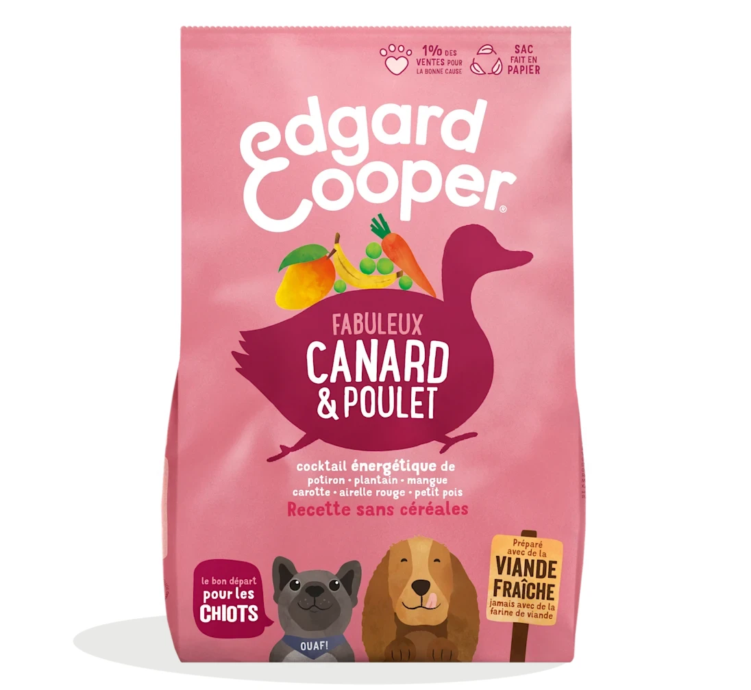 Croquettes pour chiens Canard & Poulet sans céréales | Edgard & Cooper