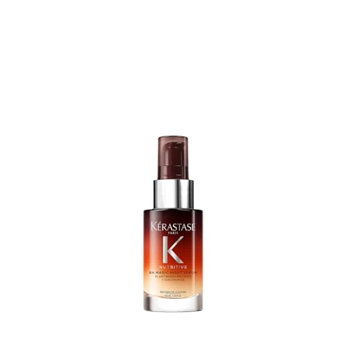 KÉRASTASE Nutritive - Sérum de Nuit 8H - Sans Rinçage - Sérum Capillaire Nutrition - Renforce - Hydrate & Facilite Le Coiffage - Niacinamide - Cheveux Secs - Longueurs & Pointes - 30 ml