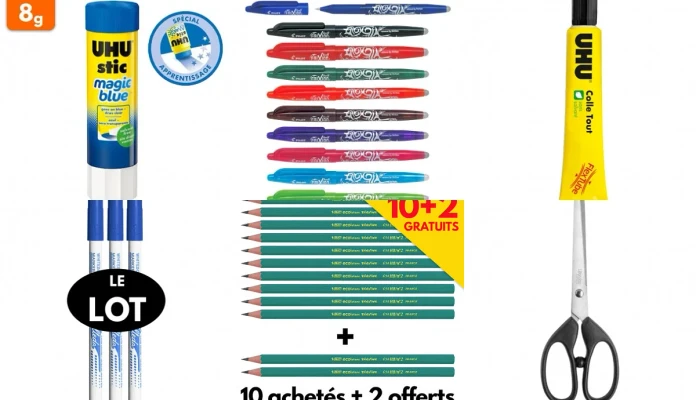 Dons pour matériel scolaire - Les Deux Mains