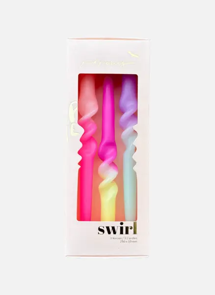 Lot de 3 bougies Yummy Dragonfruit | Multicolore