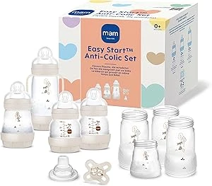 Kit de démarrage biberons MAM anti-coliques - Très faciles à nettoyer 