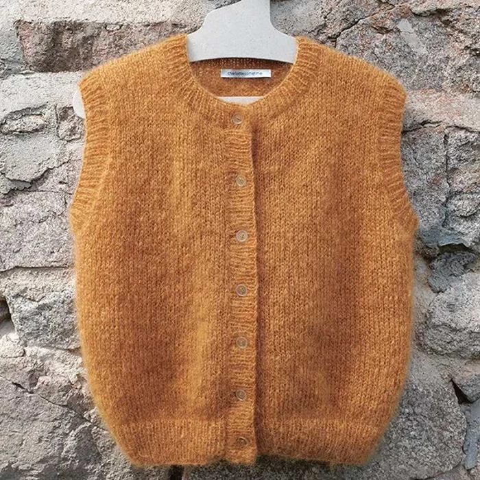 Kit Tricot Cabane Cardigan - Charlotte Sometime en Mohair Oversize