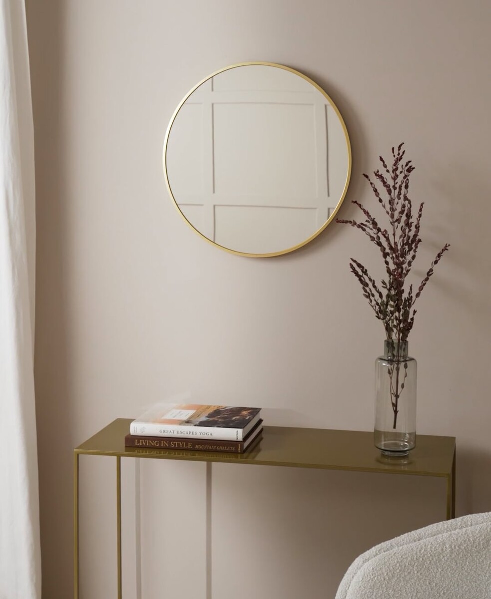 Miroir mural rond doré Ida | WestwingNow