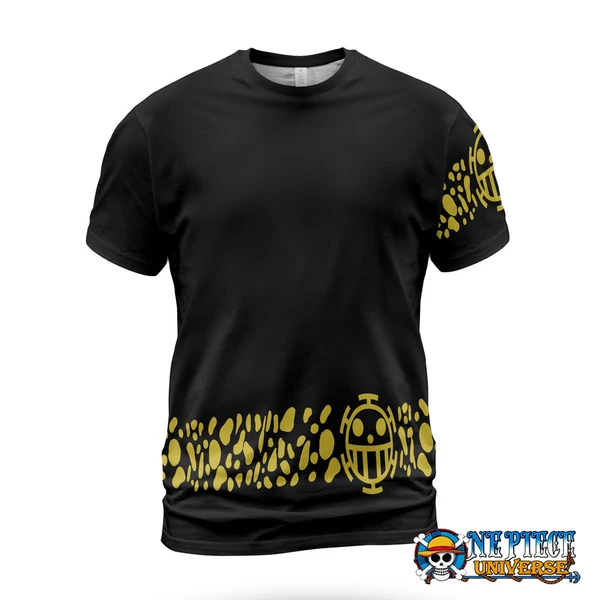 One Piece Trafalgar Law Black 3D T-Shirt - One Piece Universe Store