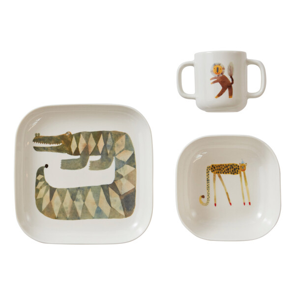Set vaisselle Moira Croco 