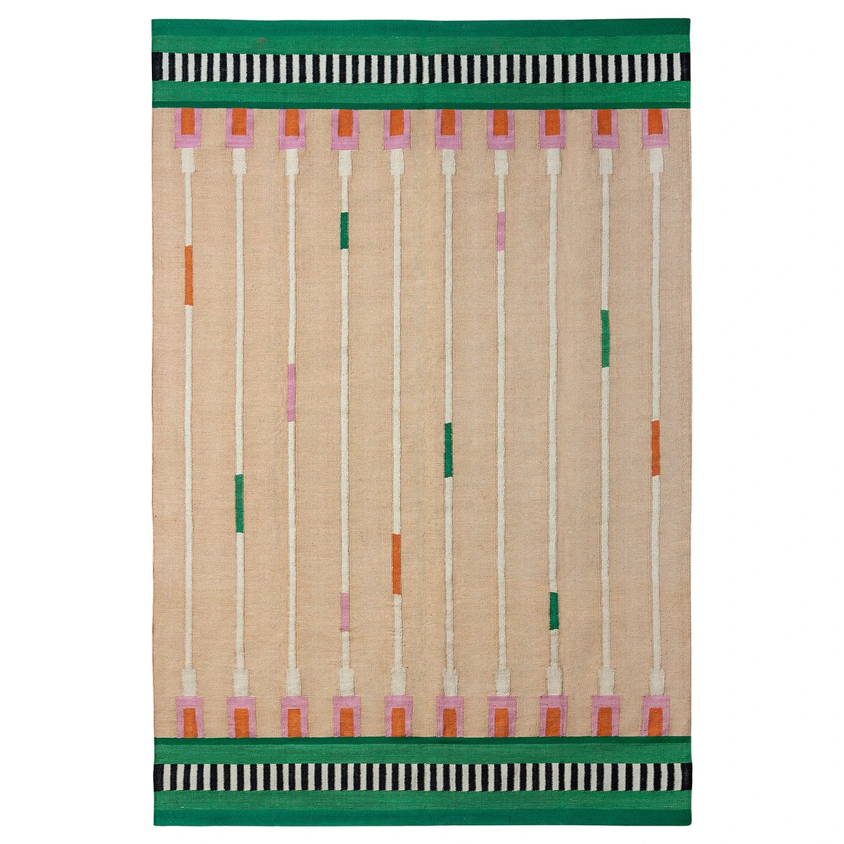 MÄVINN Tapis - beige/vert 170x240 cm