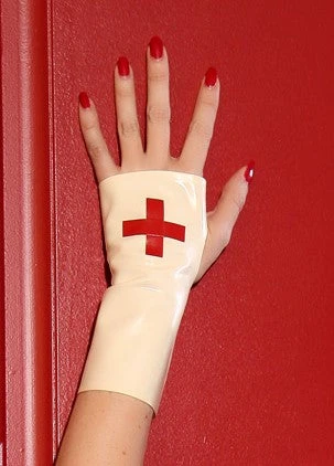 Latex nurse gloves