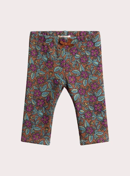 Pantalon à motif fleuri pour bébé fille
