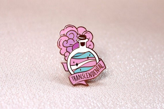 Potion transcendantale de la fierté transgenre - Miamouz Hard Enamel Pin