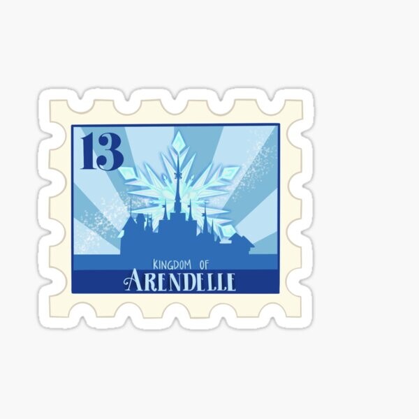 Timbre Royaume d'Arendelle | Sticker