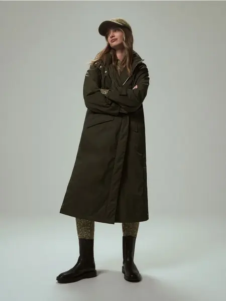 Parka water repellent doublée