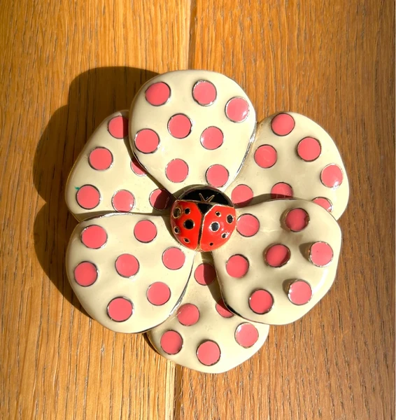 Broche fleur Sonia Rykiel