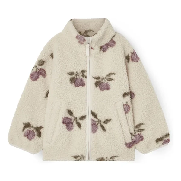 Veste Teddy Prunes | Blanc cassé