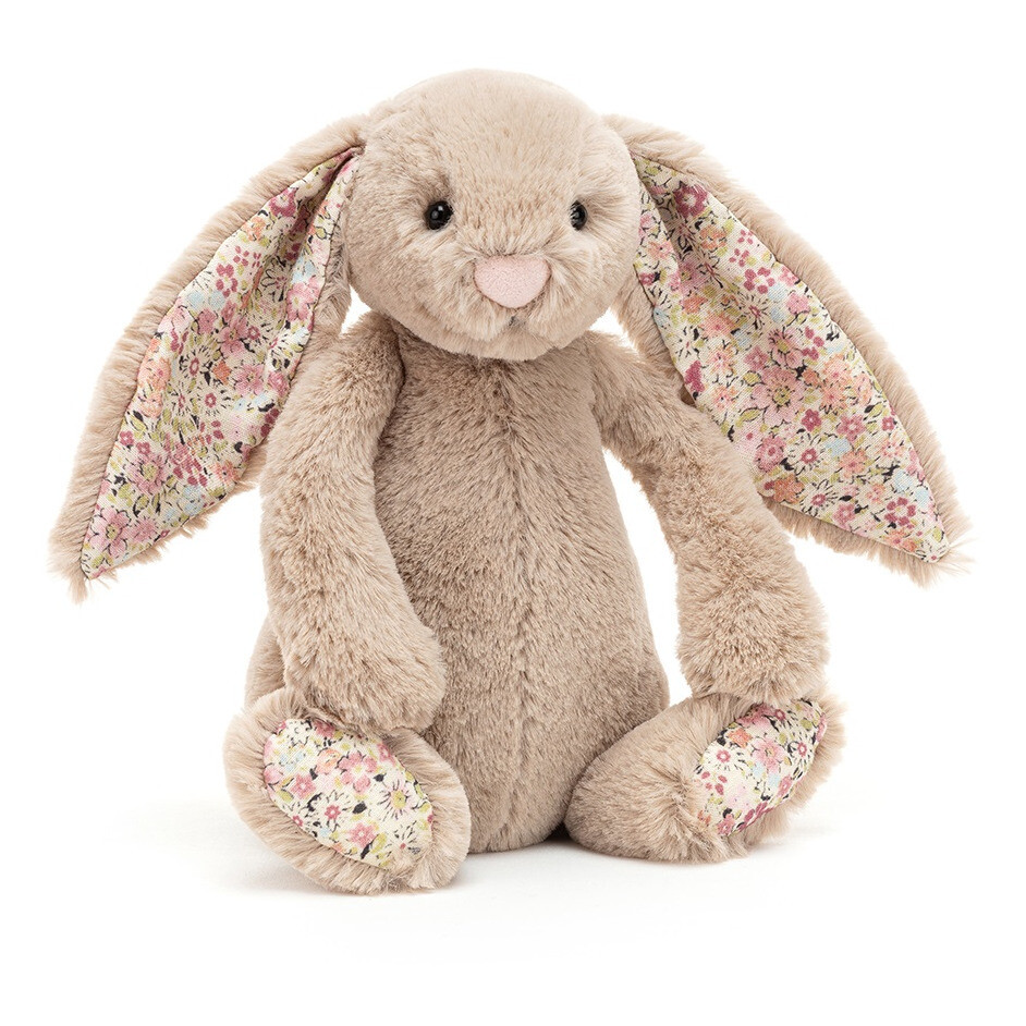 Jellycat - Peluche Lapin Blossom - Beige
