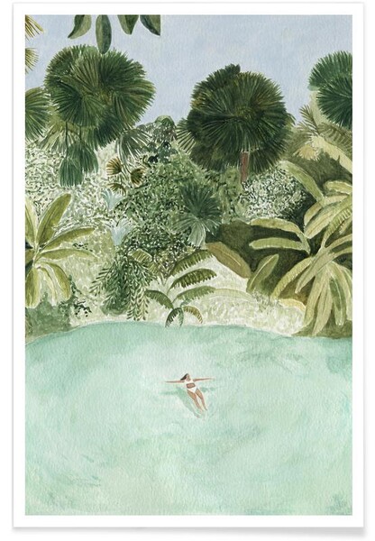 Bathing Girl affiche