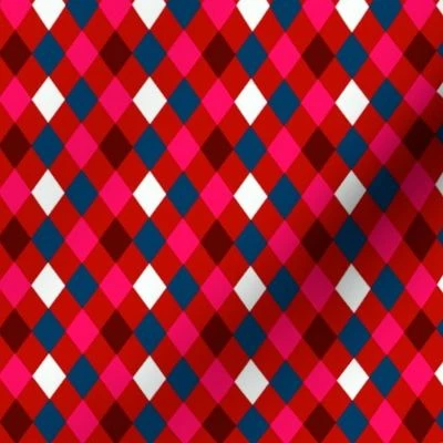 Harlequin (Mini Print) Fabric | Spoonflower