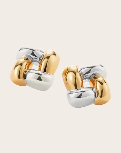 Boucles d'Oreilles Woven Square