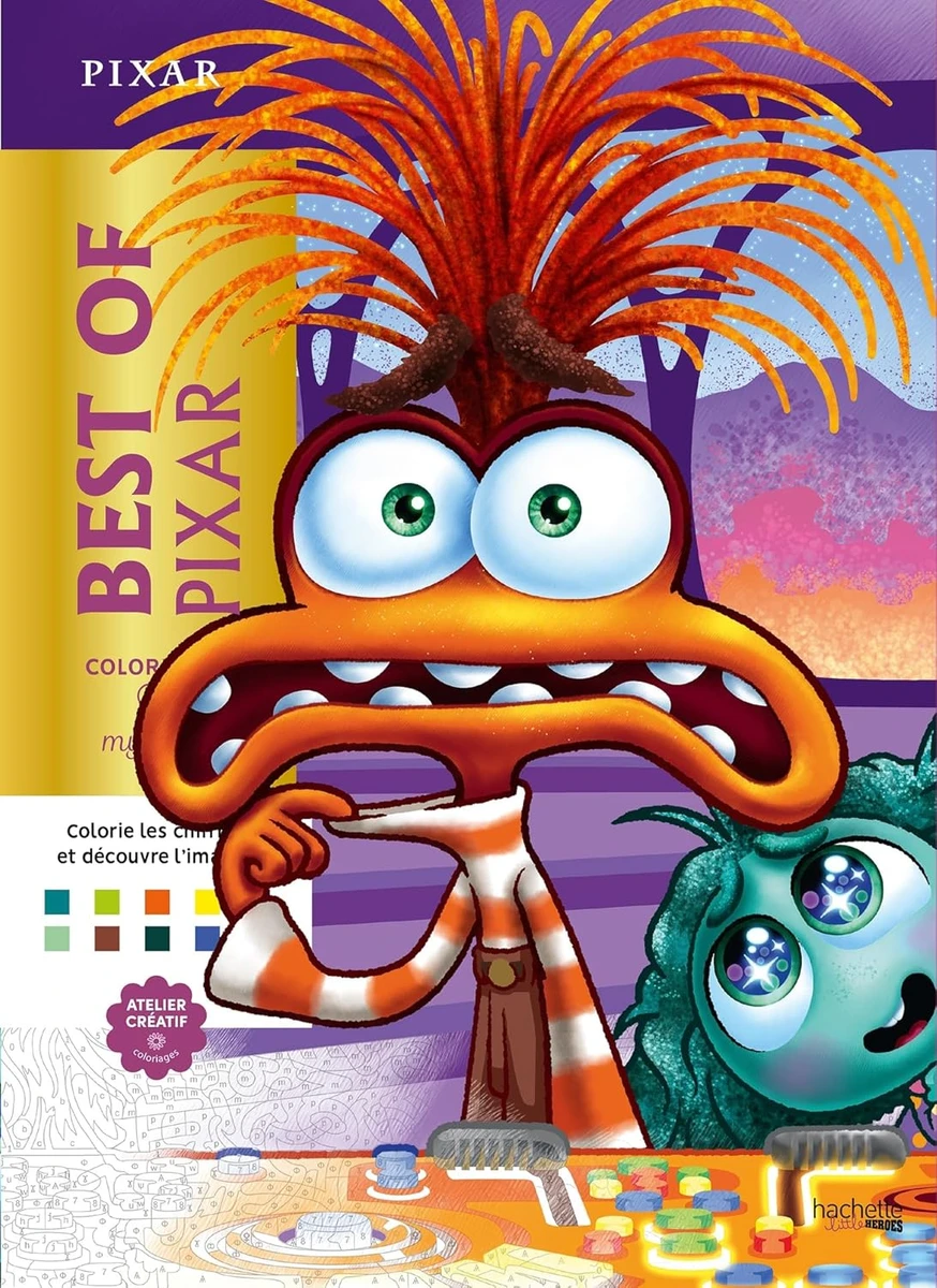 Coloriages mystères Disney - Best of Pixar