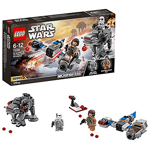 LEGO Star Wars - Microfighter Ski Speeder vs. Quadripode du Premier Ordre - 75195 - Jeu de Construction