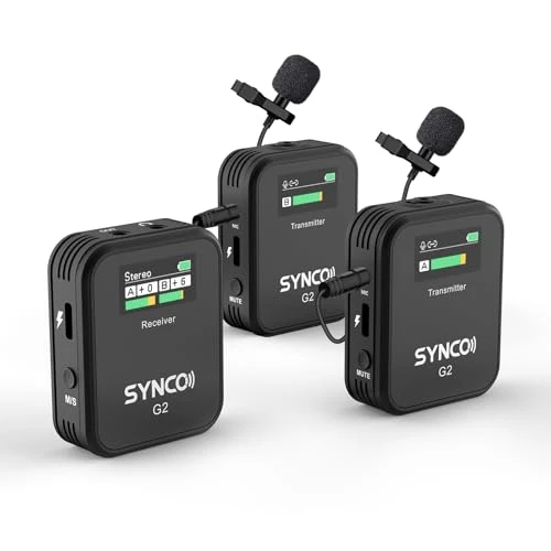 SYNCO G2(A2) Micro Cravate sans Fil, Lavalier 