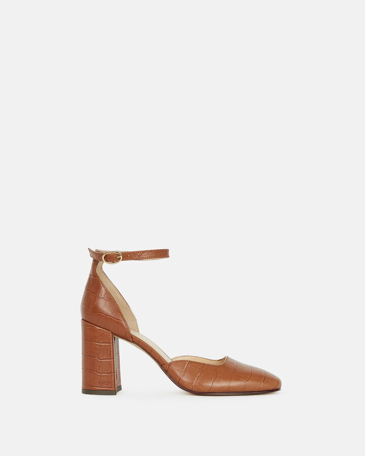 Escarpin - Petulina CARAMEL - Escarpins CUIR IMPRIMÉ CHÈVRE - Minelli