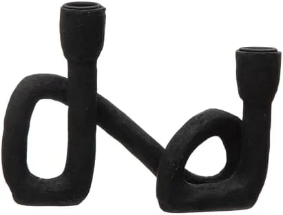 Bloomingville | Modern Sculptural Double Taper Candle Holder