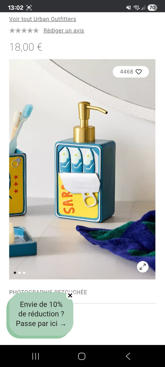 Distributeur de savon - Urban outfitters