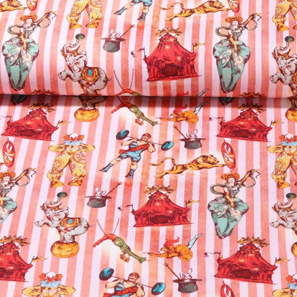 Jersey - Impression numérique Cirque Orange