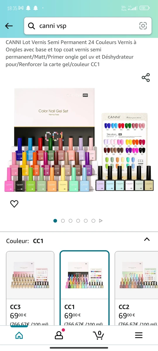 Lot vernis Semi permanent