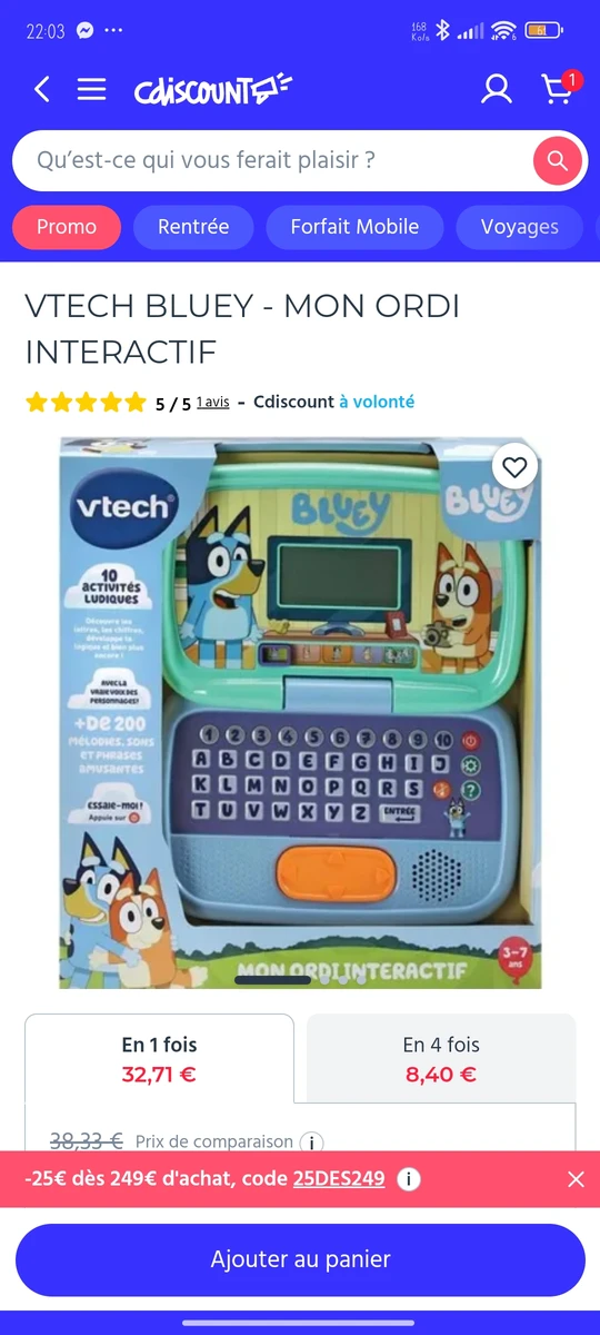 Ordinateur de Bluey